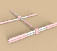 Portable Pilates Bar Stick